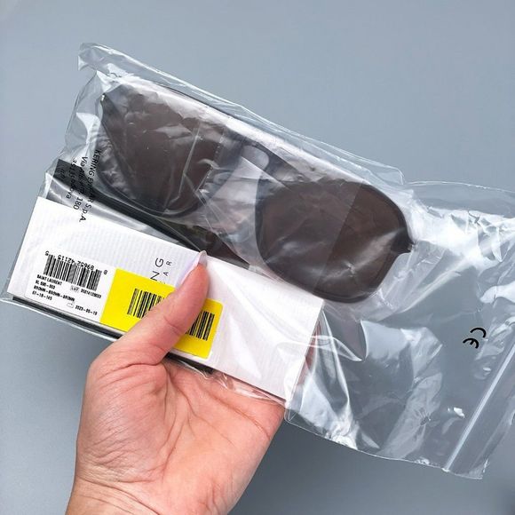 🔥Saint Laurent SL590 003 Sunglasses Brown Aviator Unisex - Picture 15 of 15